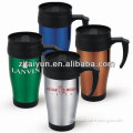 16oz new popular plastic insulated double walled coffee mugs